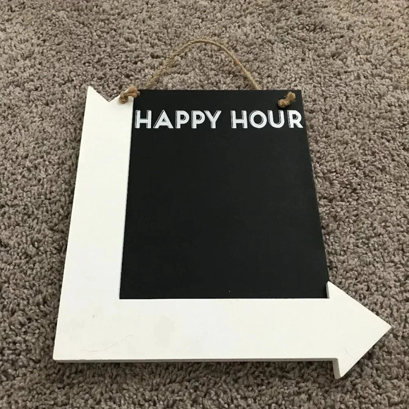 Happy Hour Chalkboard Sign - Picture 1 of 2